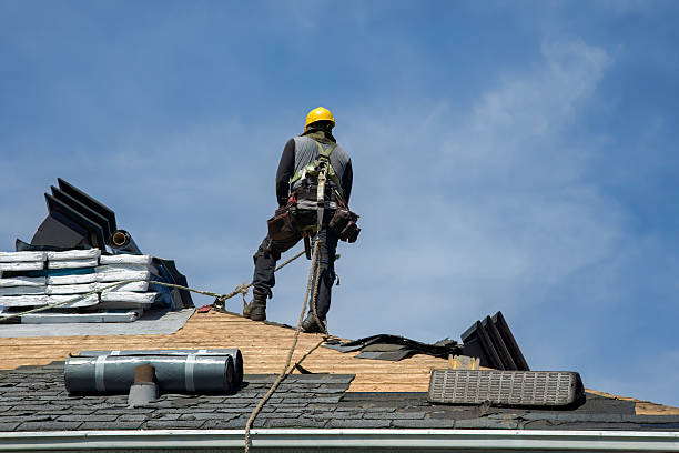 Professional Storm Damage Roof Repair technician working in Ft Mitchell, KY